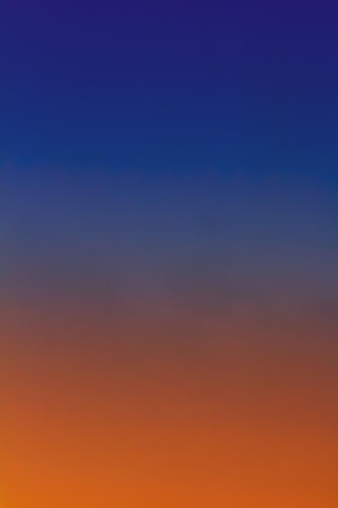 Blue Over Orange